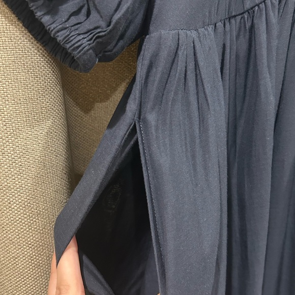 NWOT Women's Puff Elbow Sleeve Maxi A-Line Dress - Picture 4 of 6